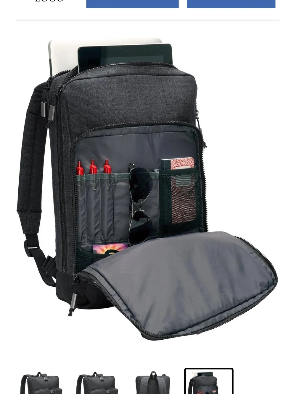 Ogio Black Commuter Backpack - Sleek Men’s Laptop Bag NWT